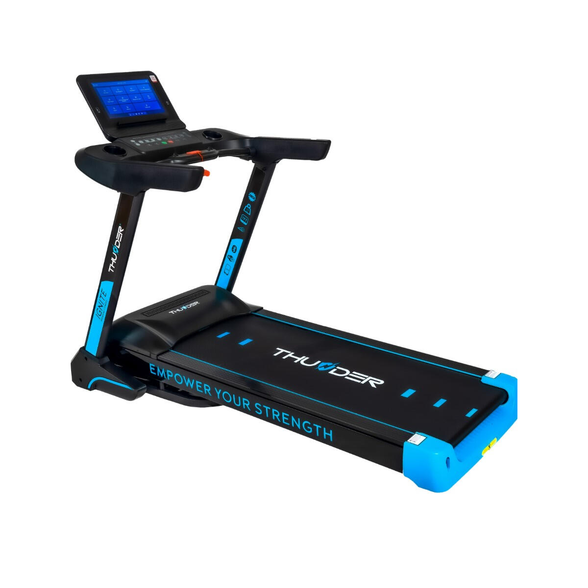 THUNDER Elektrický skládací běžecký pás IGNITE-S-TFT-BLACK