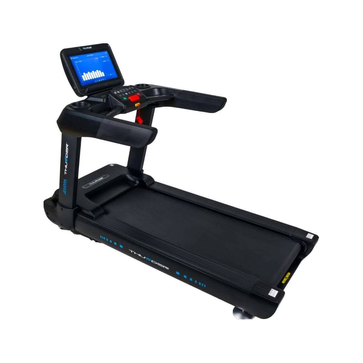 Bieżnia elektryczna treningowa do biegania Thunder ZION-TFT-BLACK 1/8