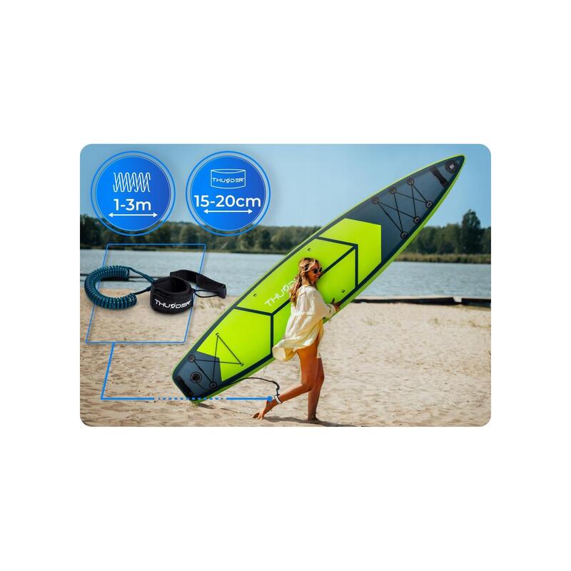 Placă SUP THUNDER 365 cm profesională gonflabilă set caiac