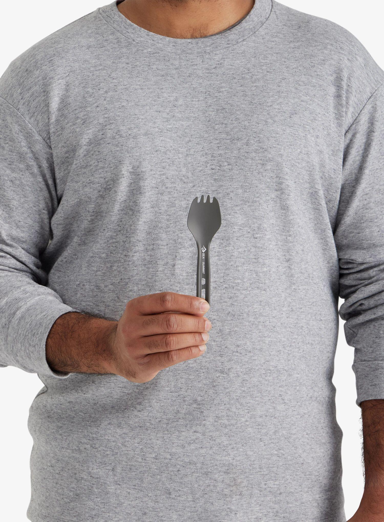 Spork Sea to Summit Frontier UL Spork - Short Handle - aluminium 2/4