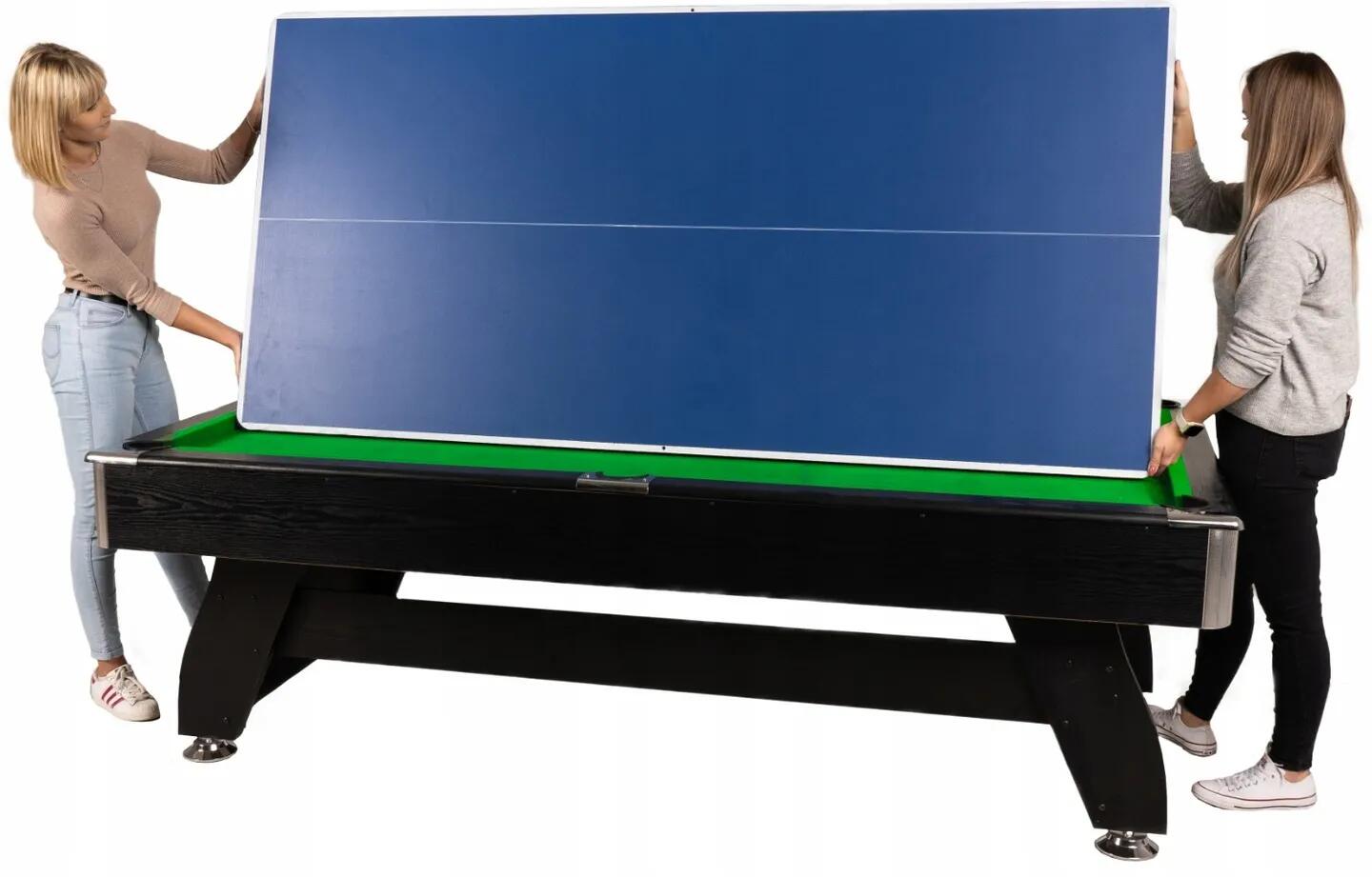 Kulečníkový stůl s nástavcem na airhockey/ping pong 9FT - THUNDER 3/7