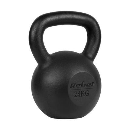 Kettlebell żeliwny 16kg kettle hantel obciążenie odważnik do ćwiczeń Rebel