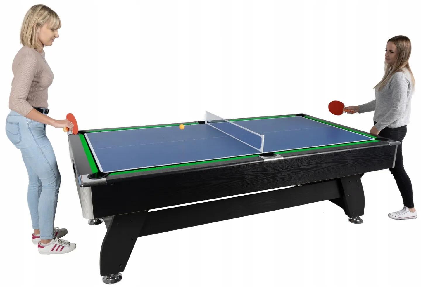 Kulečníkový stůl s nástavcem na airhockey/ping pong 9FT - THUNDER 4/7