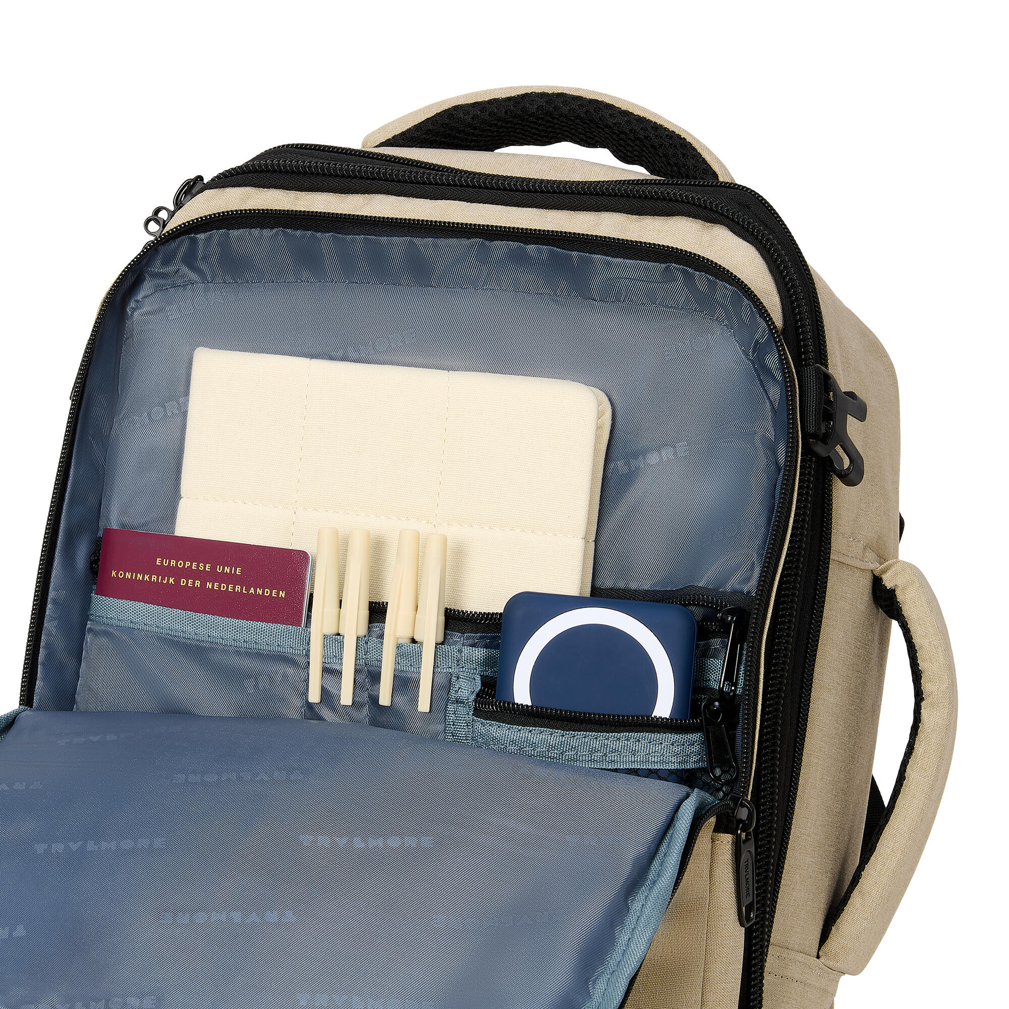 Reistas underseater - spatwaterdicht - Beige 5/6