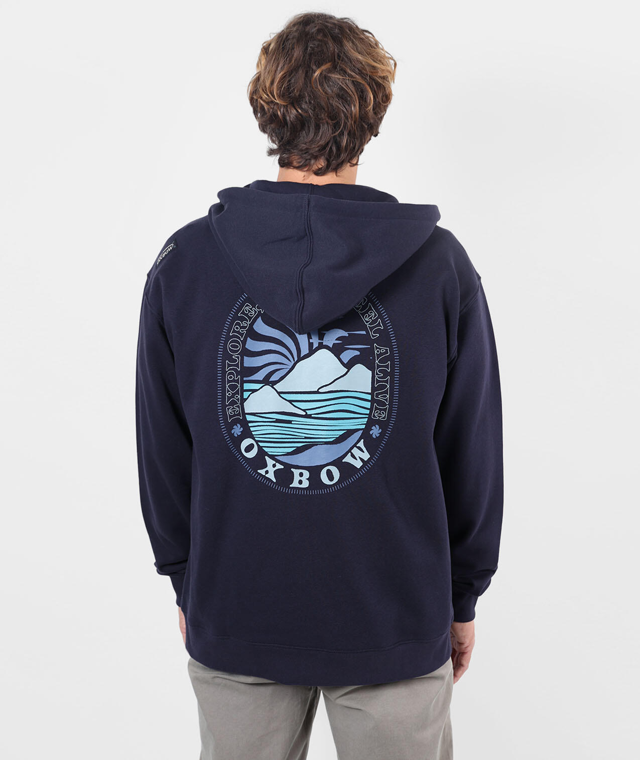 Hoodie met rits UNFADING 4/5