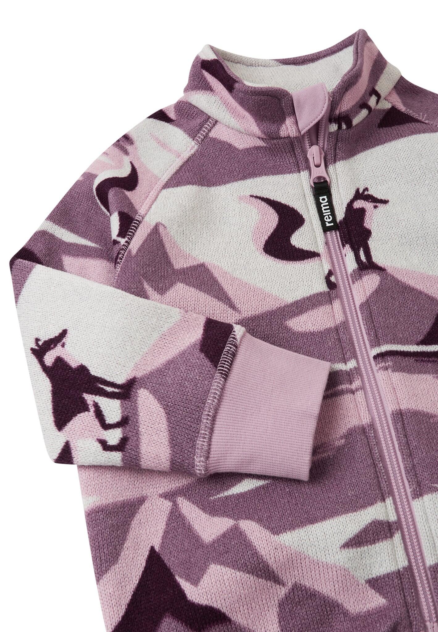 Kleinkinder Fleecejacke Ornament Deep purple 3/5