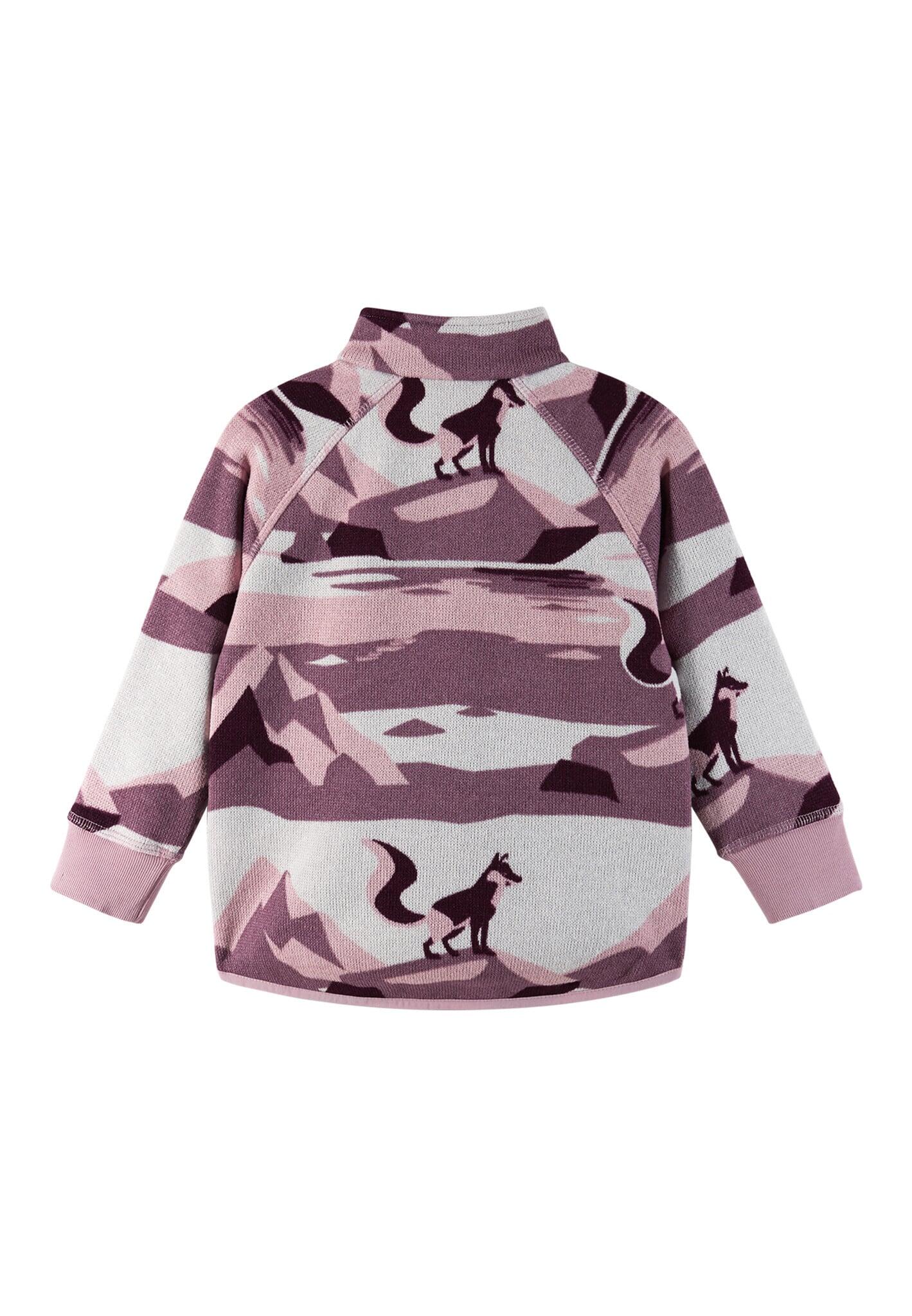 Kleinkinder Fleecejacke Ornament Deep purple 2/5