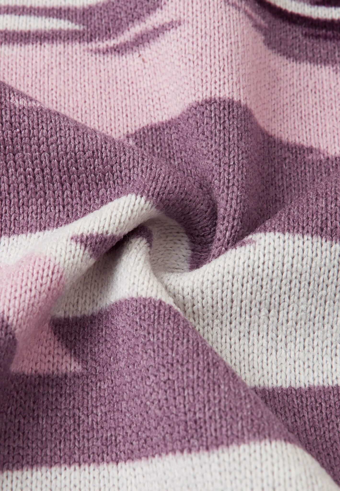 Kleinkinder Fleecejacke Ornament Deep purple 4/5