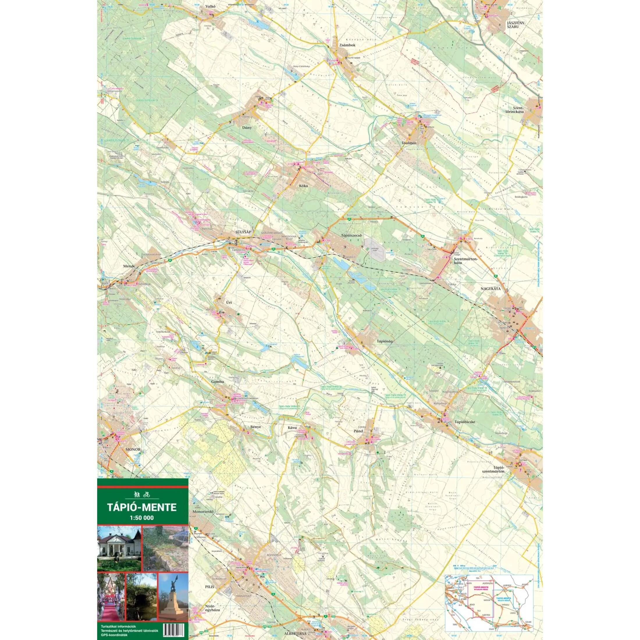 Tápió-Hajta vidék turistatérkép 4/5
