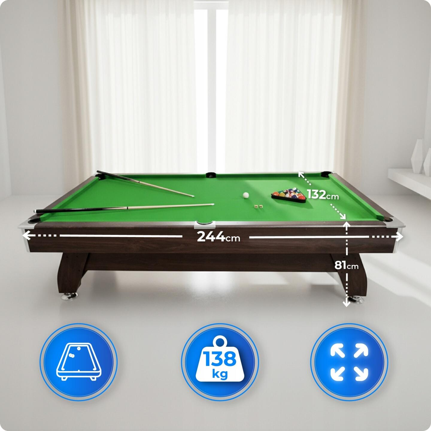 Mesa de bilhar Thunder 8FT 2/7