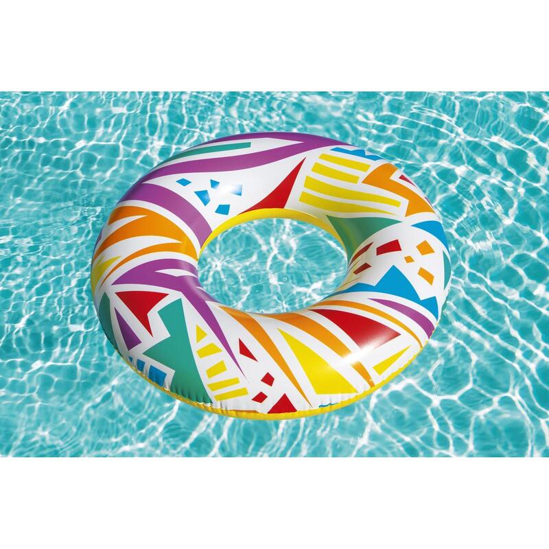 BESTWAY COLAC INOT GONFLABIL GEOMETRIC 107 CM, Galben
