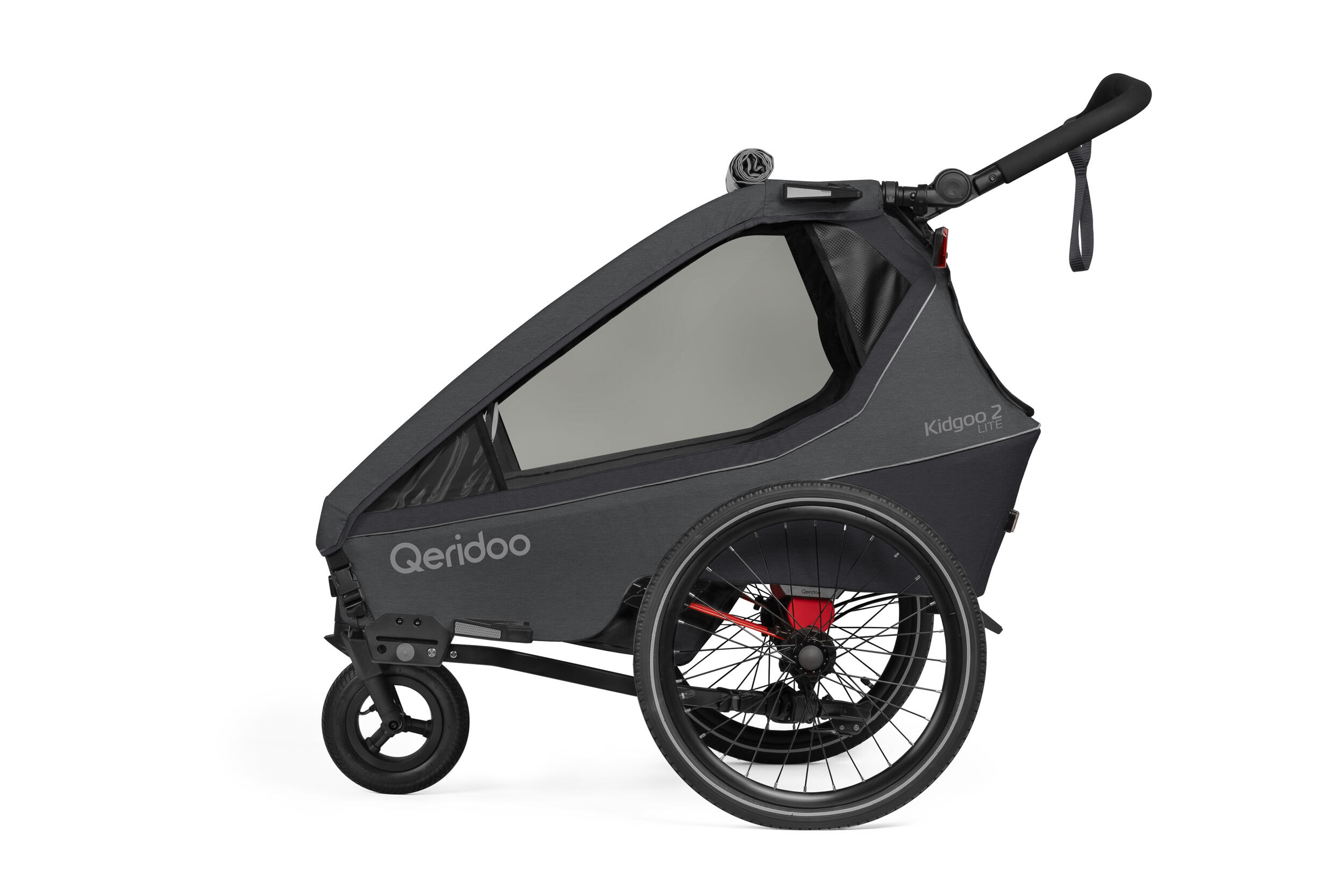 Fahrradanhänger Kidgoo 2 Lite Steel Grey 2/5