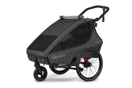 Remorque vélo Qeridoo Kidgoo 2 Lite Steel Grey