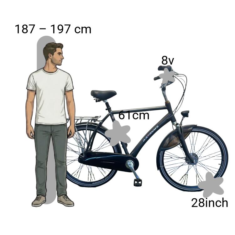 Bicicleta usada Batavus Bolero 2/4