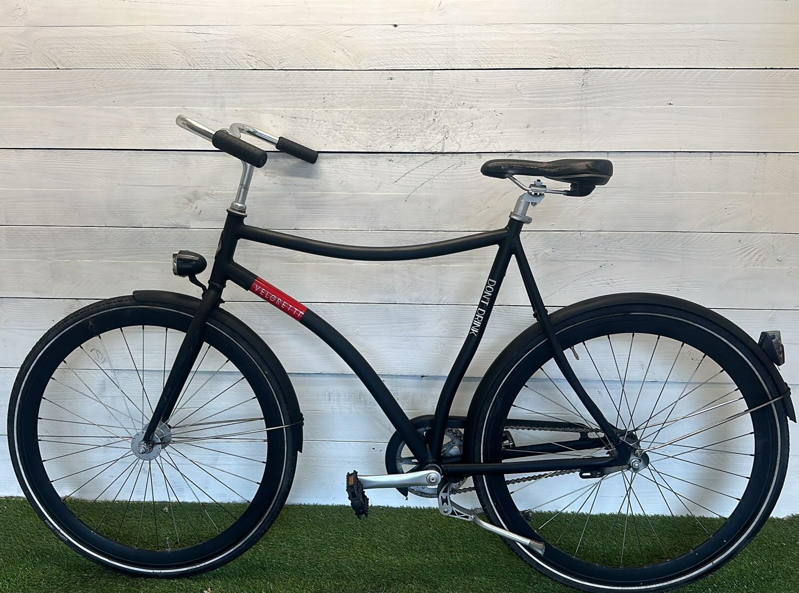 Veloretti moederfiets stadsfiets bike, zwart 3/3