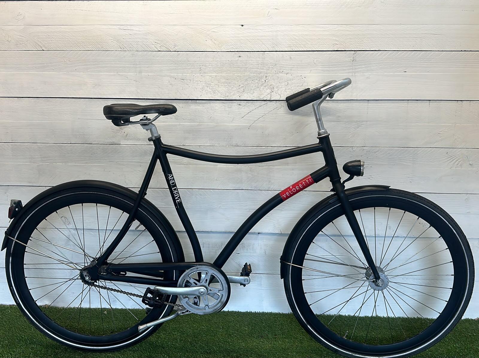 Veloretti moederfiets stadsfiets bike, zwart 2/3