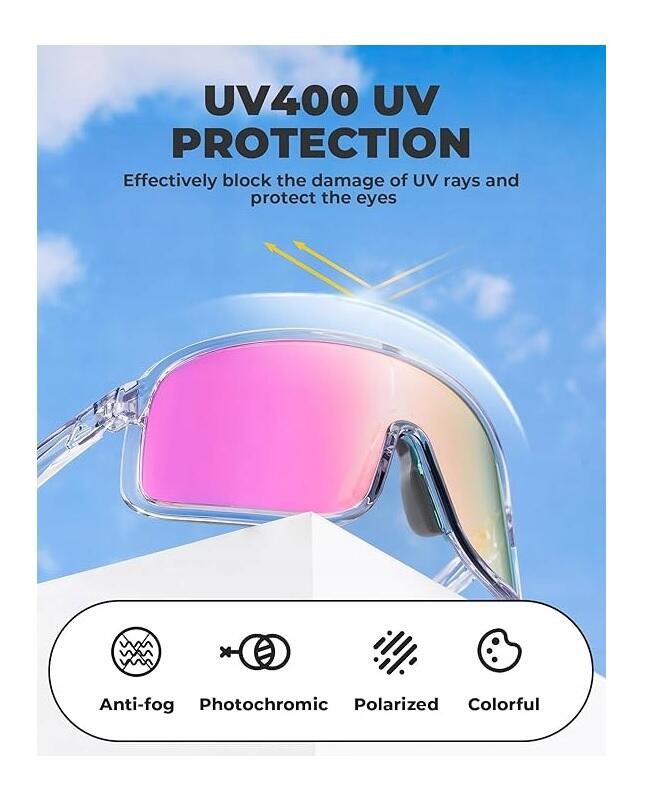 Okulary sportowe unisex Rockbros 14110025015 z fotochromem 2/2