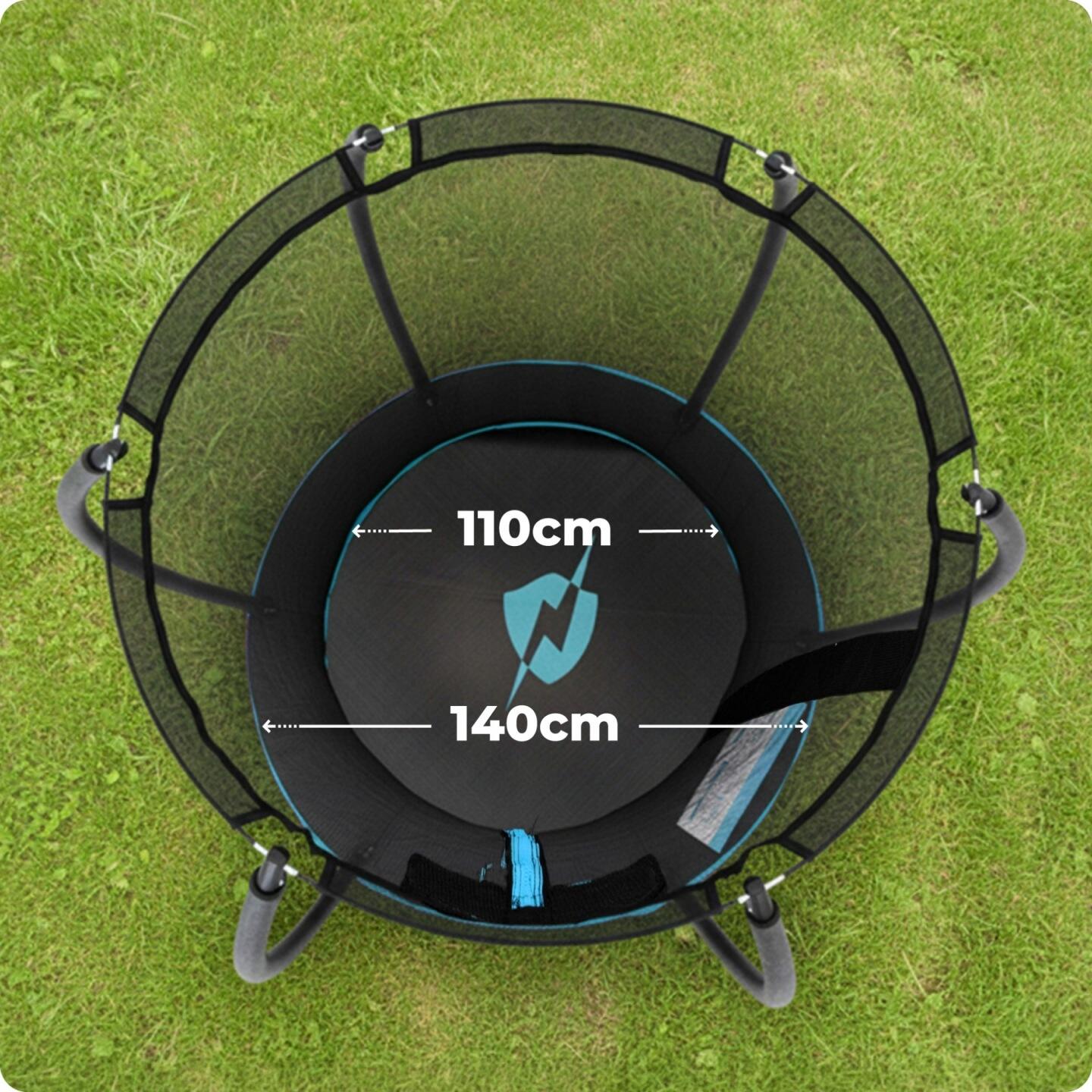 Trampolina THUNDER INSIDE ULTRA 4.5FT (140cm) BLAUW 3/7