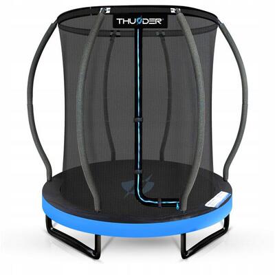 Tuin trampoline voor thuisgebruik voor kinderen 4.5ft 140cm thunder binnennet