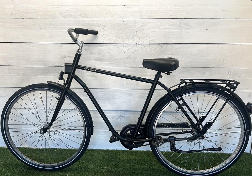 Btwin stadsfiets bike, zwart 3/3