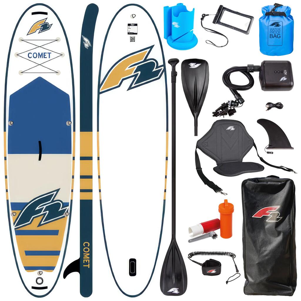 Inflatable SUP F2 COMET 10'6" Multiset Combo Set Electric pump