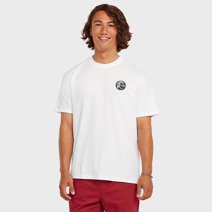 Heren O-hals Shirt Originals Surf Shop Wit 2/6
