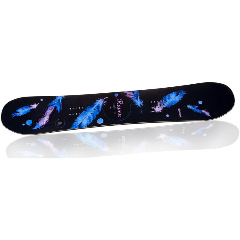 Dames Snowboard Mia Zwart/Blauw