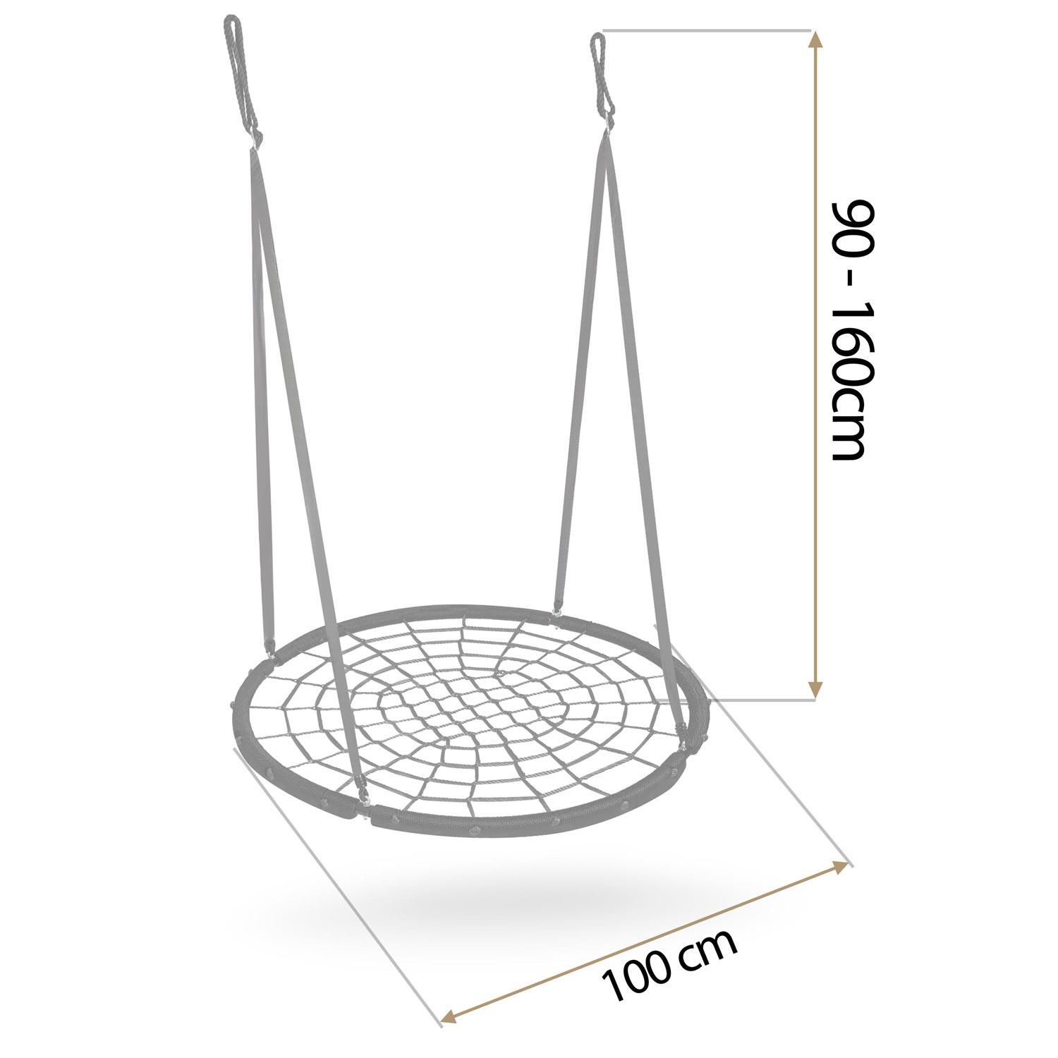 Huśtawka bocianie gniazdo Neo-Sport NS-104 100 cm 4/7
