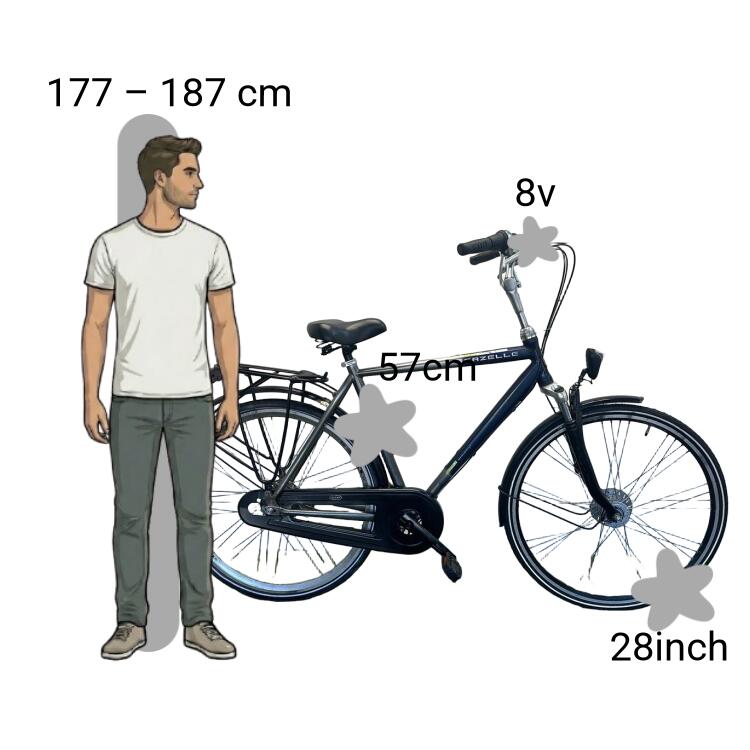 Bicicleta usada Gazelle Chamonix 2/4