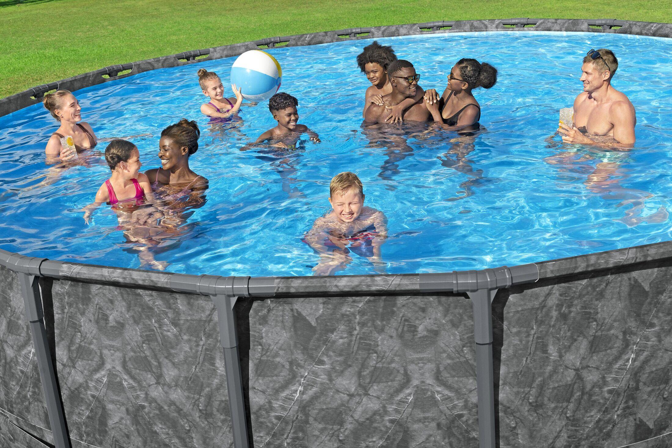 Bestway 561NG Piscina base fuori terra APX 365 da 671x132 cm 6/7