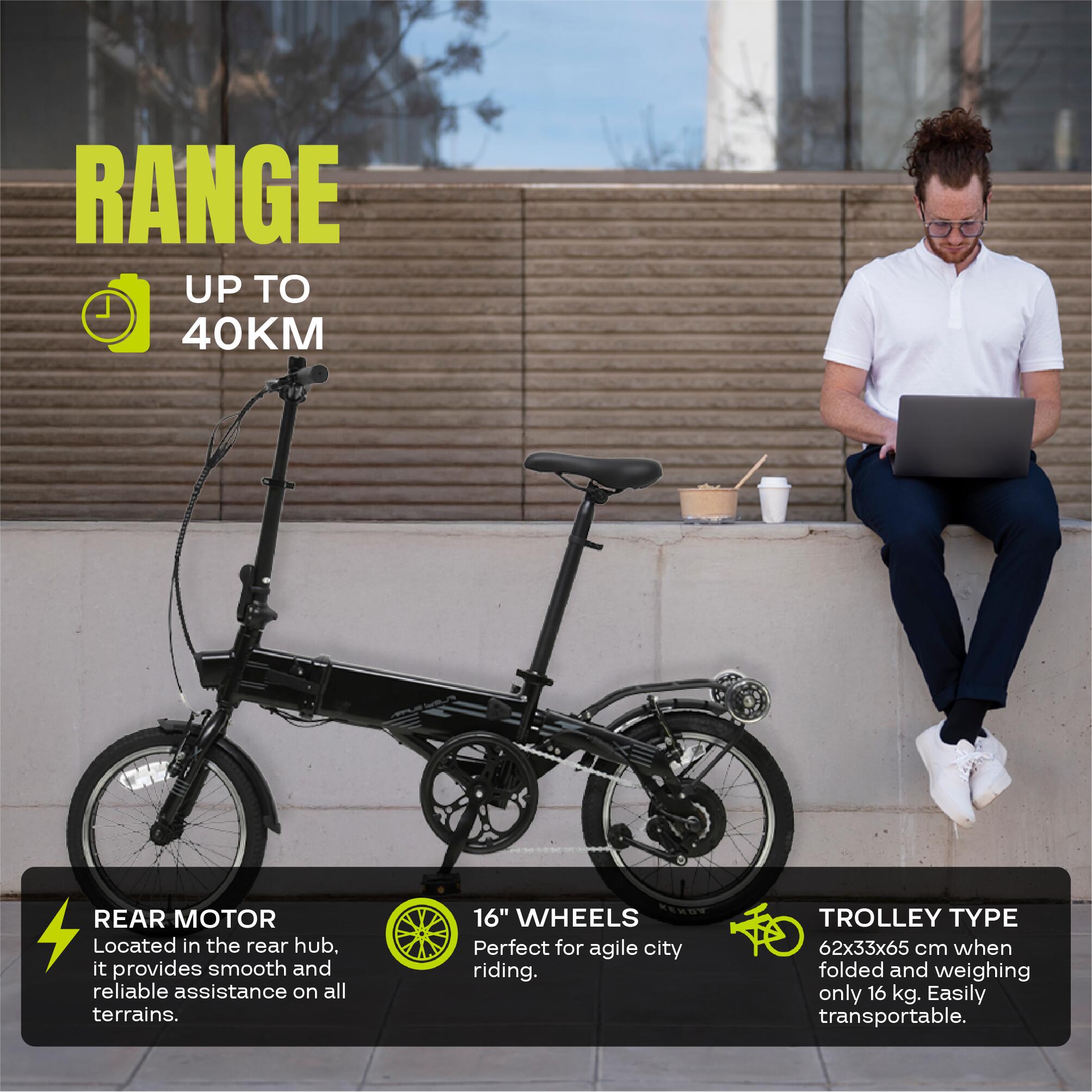 Flebi Supra 4.0 xLite | Bis zu 40 km | 16”-Räder 5/7