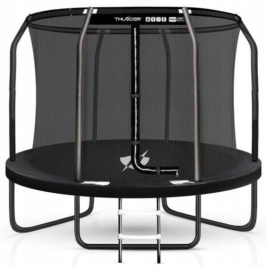 Trampoline de jardin pour enfants THUNDER INSIDE ELITE 10FT 305CM noir
