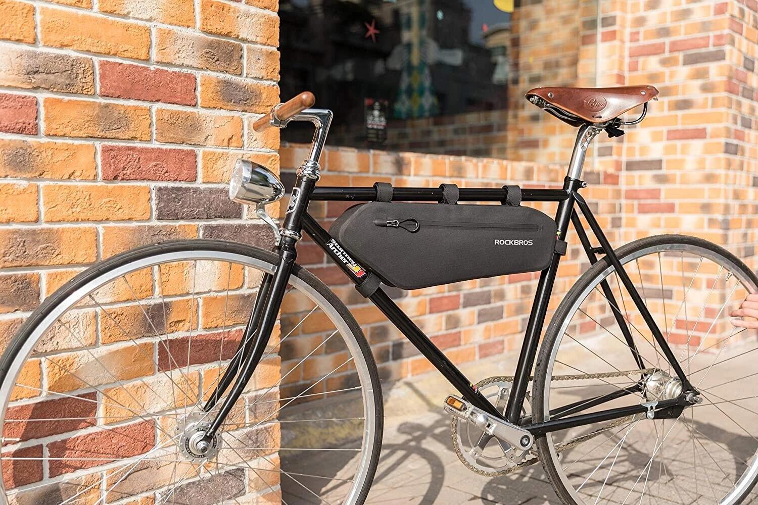 ROCKBROS Wasserdichte Fahrrad-Dreiecktasche Rahmentasche 6/6