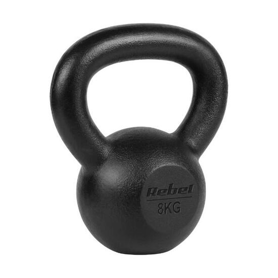 Kettlebell żeliwny 28kg kettle hantel obciążenie odważnik do ćwiczeń Rebel