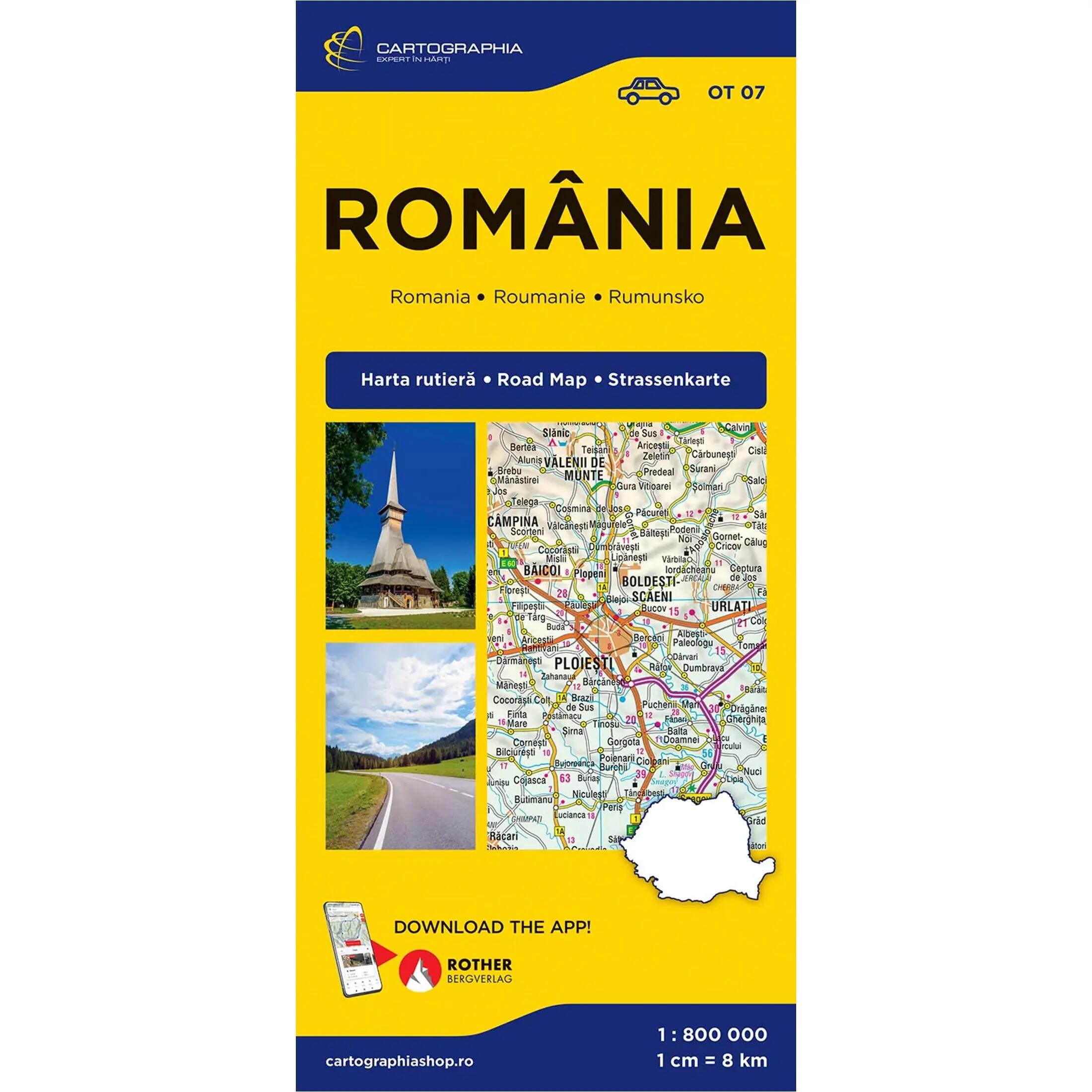 Románia autótérkép 2/7
