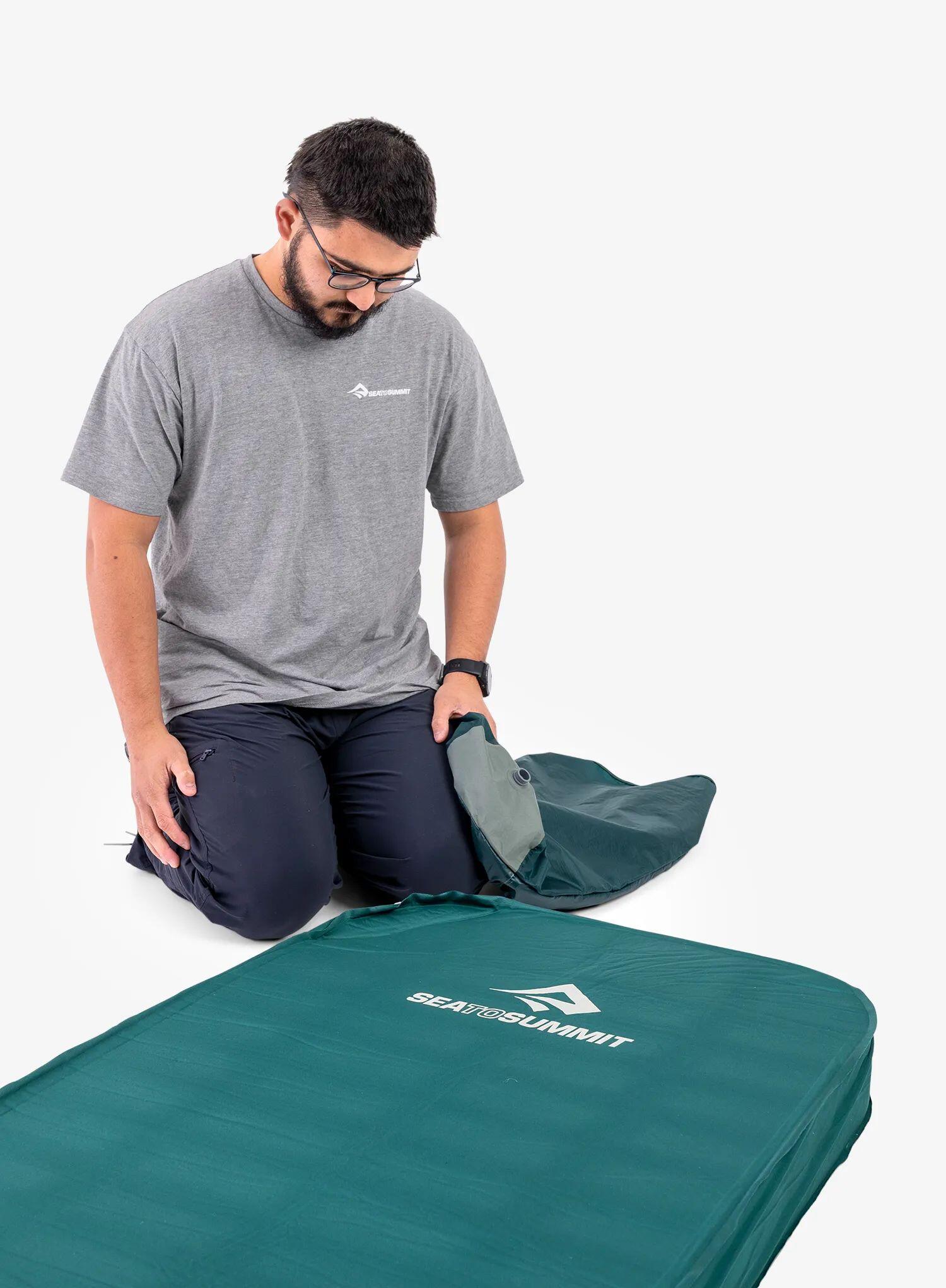 Mata samopompująca Sea to Summit Comfort Deluxe Mat RRW - rain forest 4/7