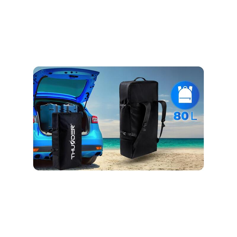 Placă SUP gonflabilă 320 cm cu scaun pentru înot THUNDER set rucsac