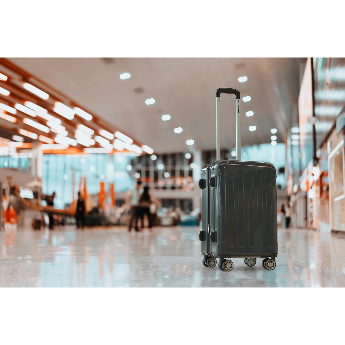 Handbagage koffer met tsa cijferslot en uitbreidbaar - Donkergrijs 3/6