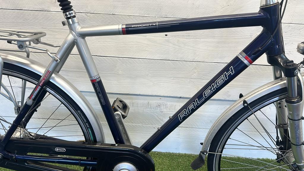 Raleigh stadsfiets bike, zwart 3/3