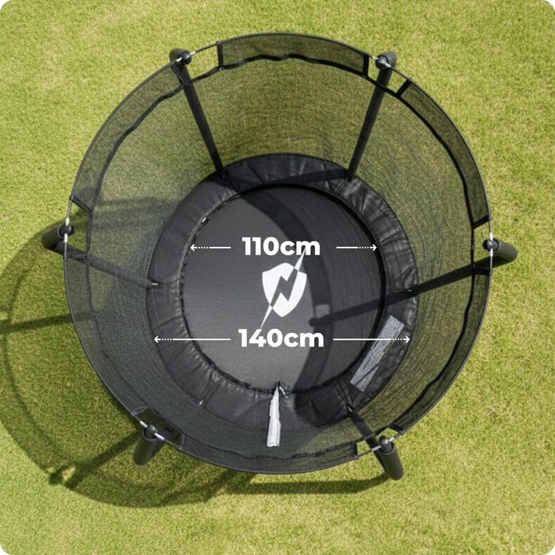 Trambulină de grădină pentru copii 4.5FT 140CM Thunder plasă interioară