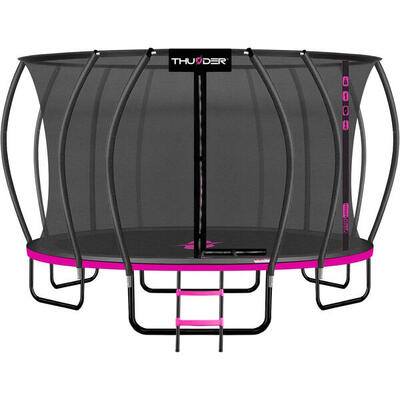 Tuin trampoline voor kinderen thunder 16ft 488 cm met net en ladder