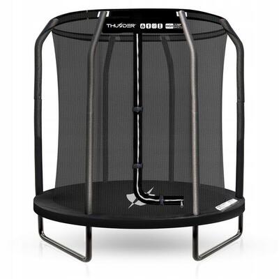Tuin trampoline voor thuisgebruik voor kinderen 4.5ft 140cm thunder binnennet