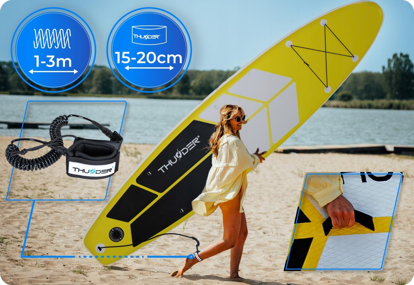 Planche Paddle Coast Jaune 5/8