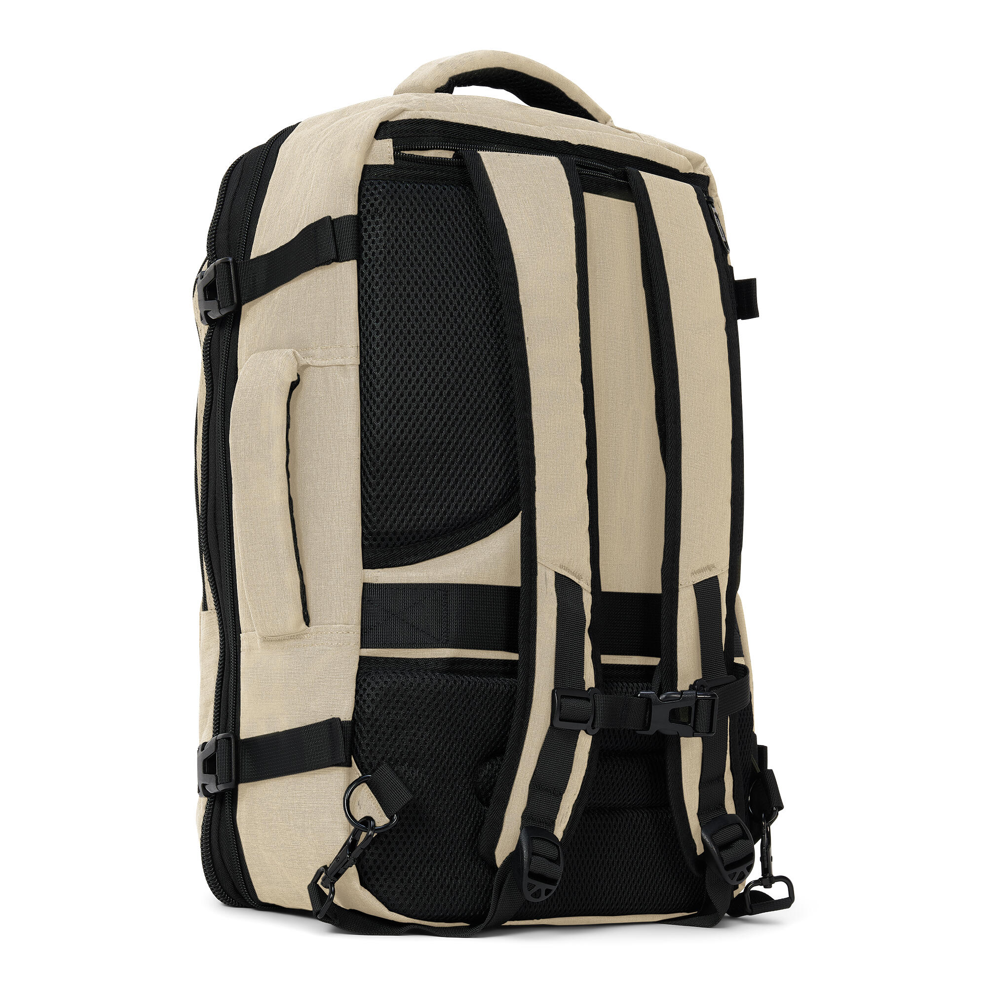 Reistas en handbagage rugzak - spatwaterdicht - Beige 2/6
