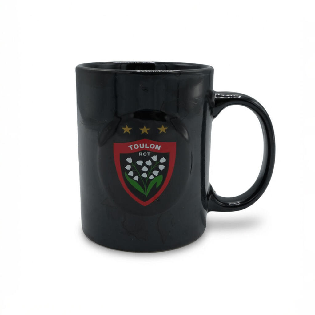 RC Toulon 3D Logo Black Ceramic Mug
