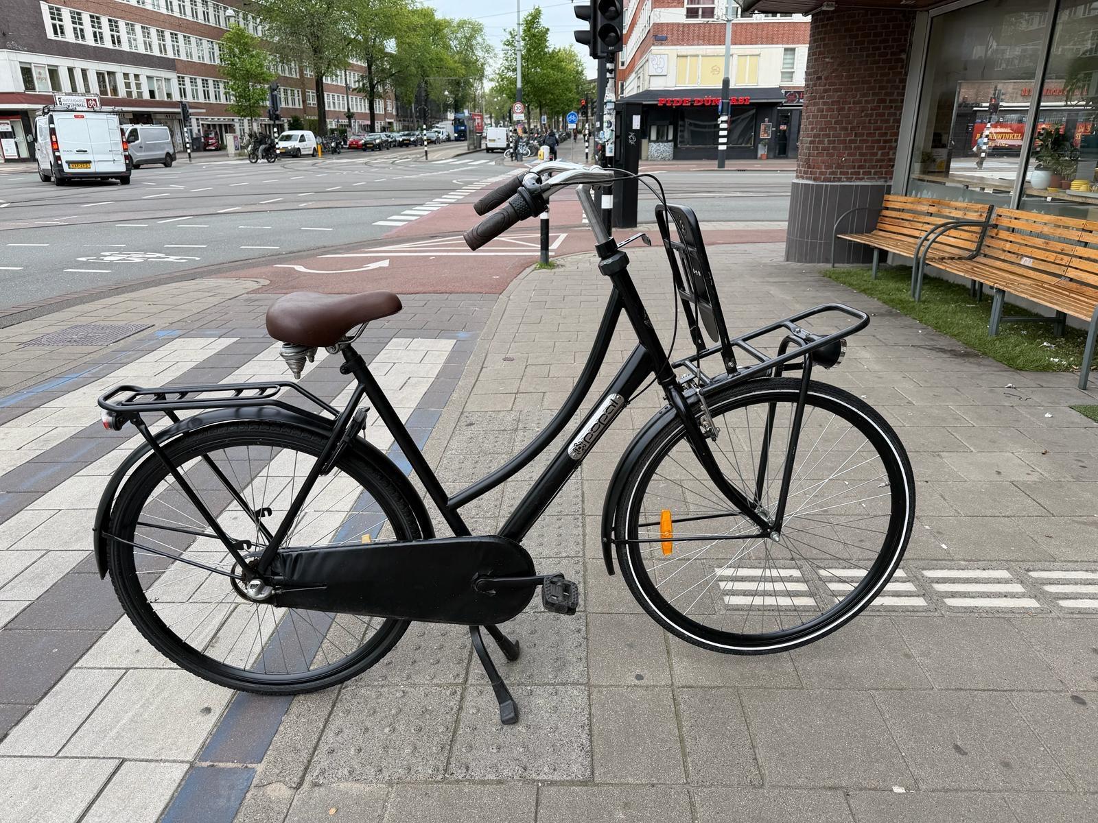 Popal moederfiets stadsfiets bike, zwart 2/5