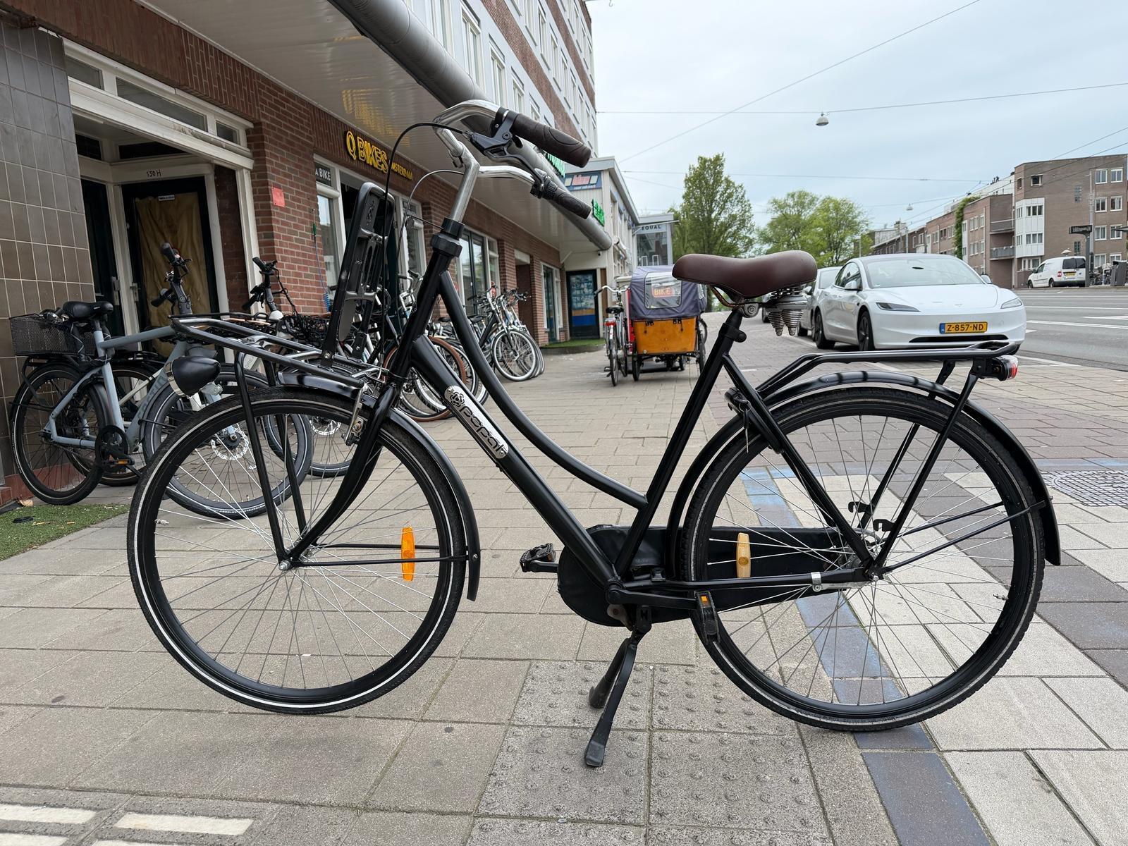 Popal moederfiets stadsfiets bike, zwart 4/5
