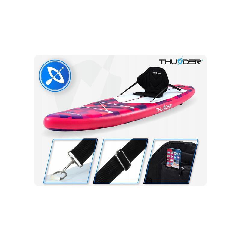Placă SUP gonflabilă THUNDER stand up paddle board 320 cm cu scaun, set