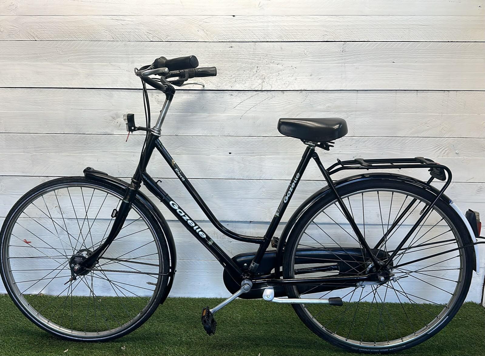 Gazelle stadsfiets bike, zwart 3/3