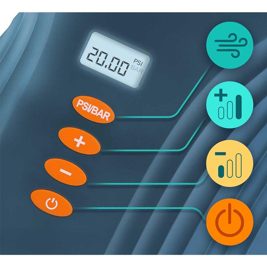 Pompka elektryczna do materaca pontonu SUPa + 6 przejściówek 7/7